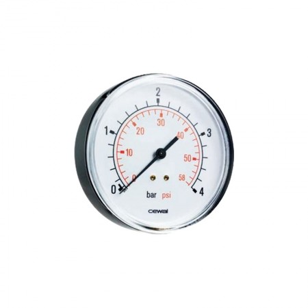Манометр аксіальний Cewal D=50мм (0-4 bar) 1/4'' (91459211)