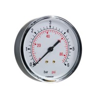 Манометр аксіальний Cewal D=63мм (0-6 bar) 1/4'' (91469311)