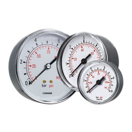 Манометр аксіальний Cewal D=50мм (0-12 bar) 1/4'' (91459421)